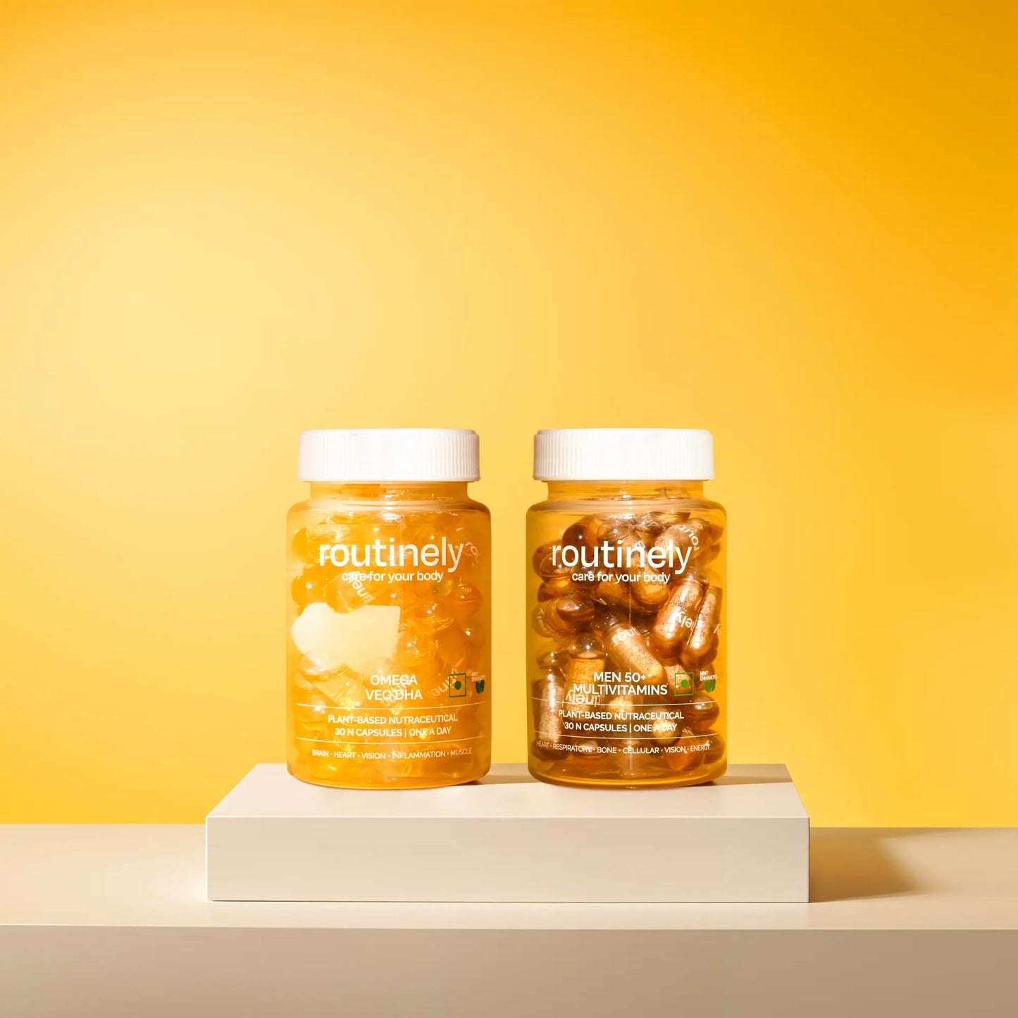 Veg Omega - DHA & Multivitamin for Men 50+